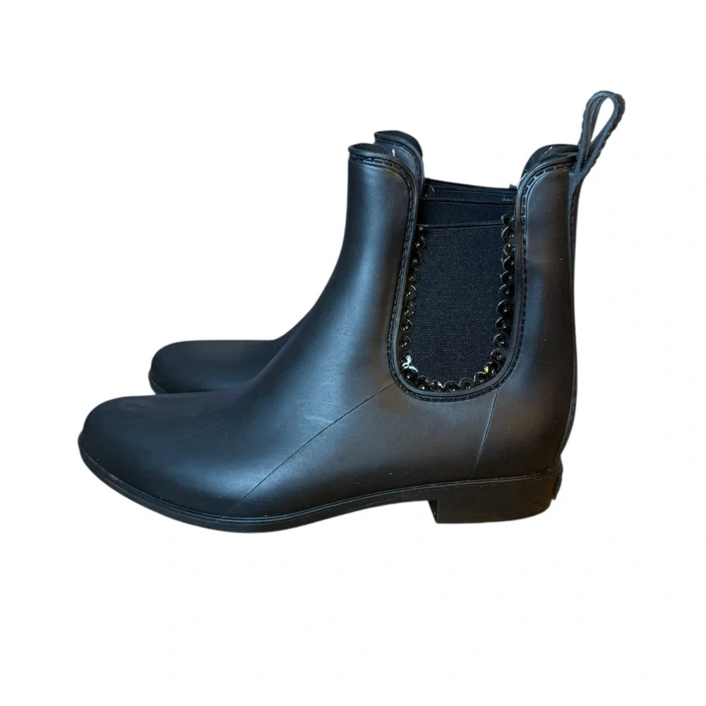 Jack Rogers Sallie Black Ankle Rain Boots